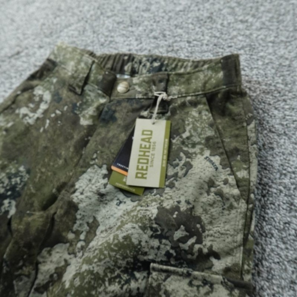 NEW REDHEAD Pants Mens S Green Camo Cargo‎ Performance Outdoor Hunting Stretch